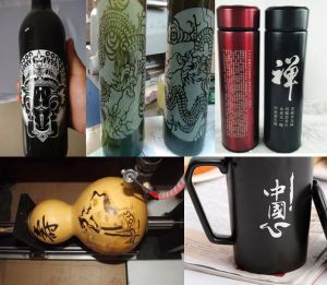 海南藏族自治州贵南县酒瓶葫芦工艺品激光雕刻机